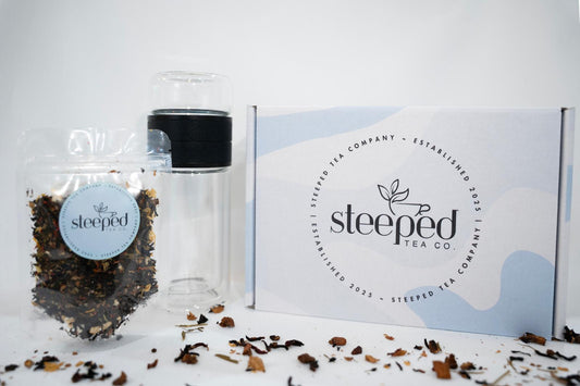 Steeped Tea Flask Gift Set
